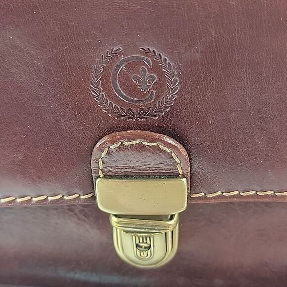 CHIARUGI Genuine Leather Men's Messenger Crossbody Bag - Picture 11 of 14